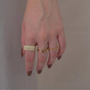 Anel Chapa Dourado - Verzo Acessorios -