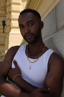 Mix de Colares: Gravel Jaspe | Elo Duplo Gold | Circle - Verzo Acessorios -