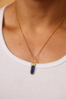 Mix de Colares: Gravel Lazúli | Drop Lazúli | Small Cross | Blue Spot - Verzo Acessorios -